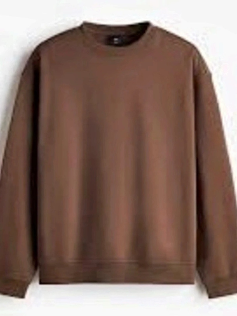 H&M Brown Crewneck Sweatshirt